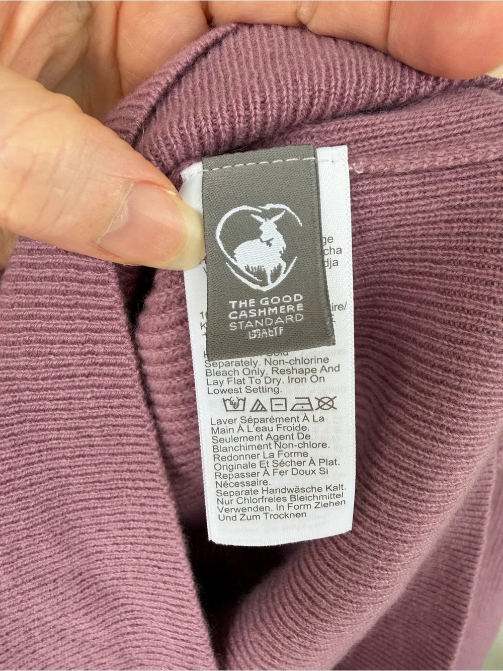 J.Crew 100% Cashmere Turtleneck Sweater NWT | Dusty Mauve | Size Small